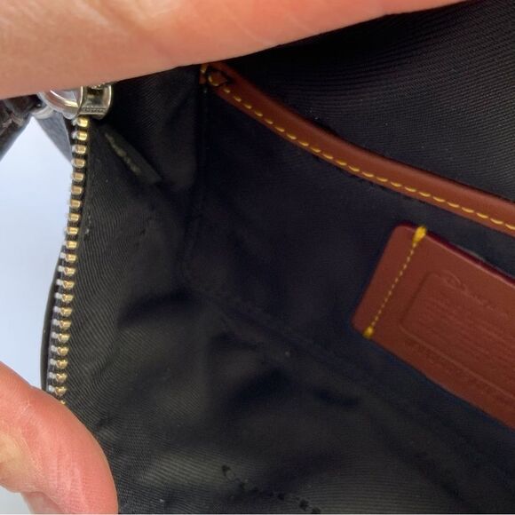 Coach x Disney Black Leather Walt Disney World Belt Bag Limited Edition - Picture 10 of 13